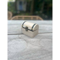 Schatkistje met ruwe stenen